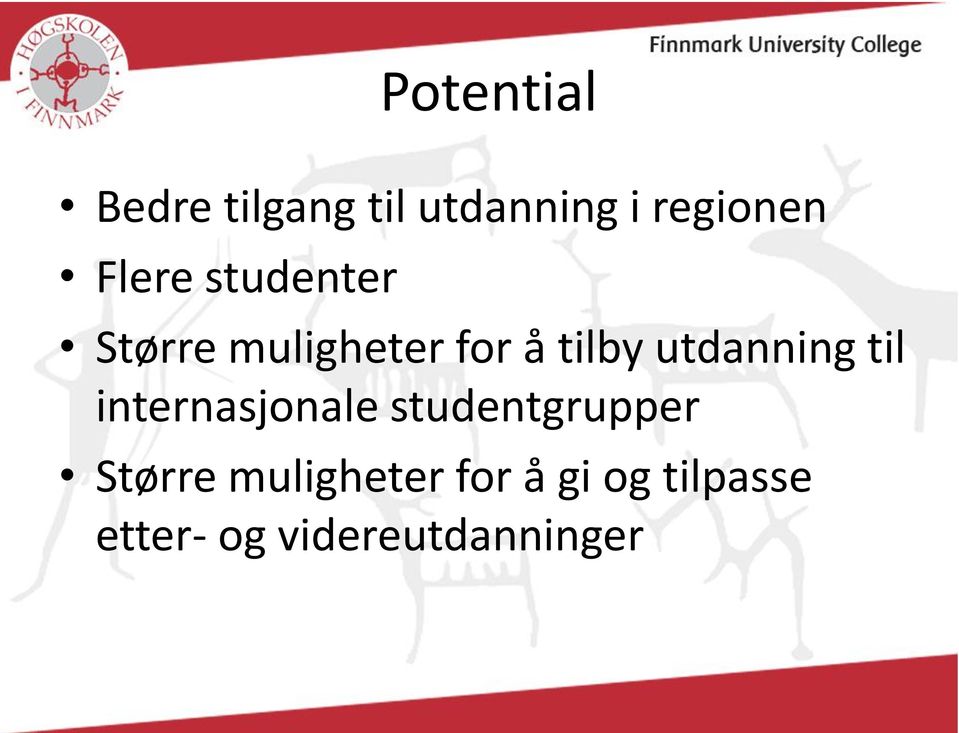 utdanning til internasjonale studentgrupper Større