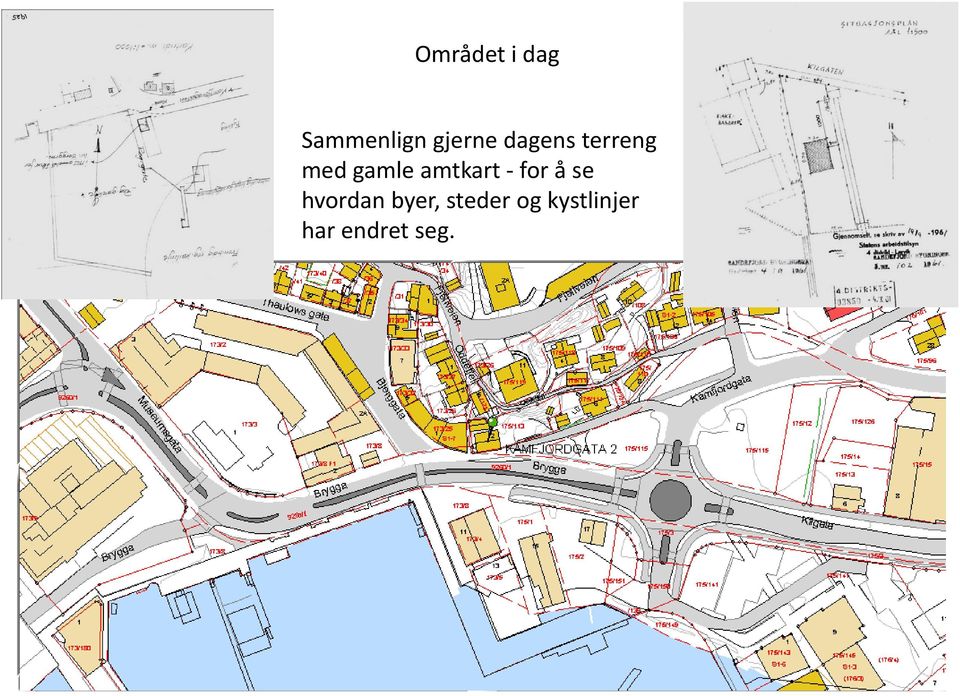 gamle amtkart for å se hvordan