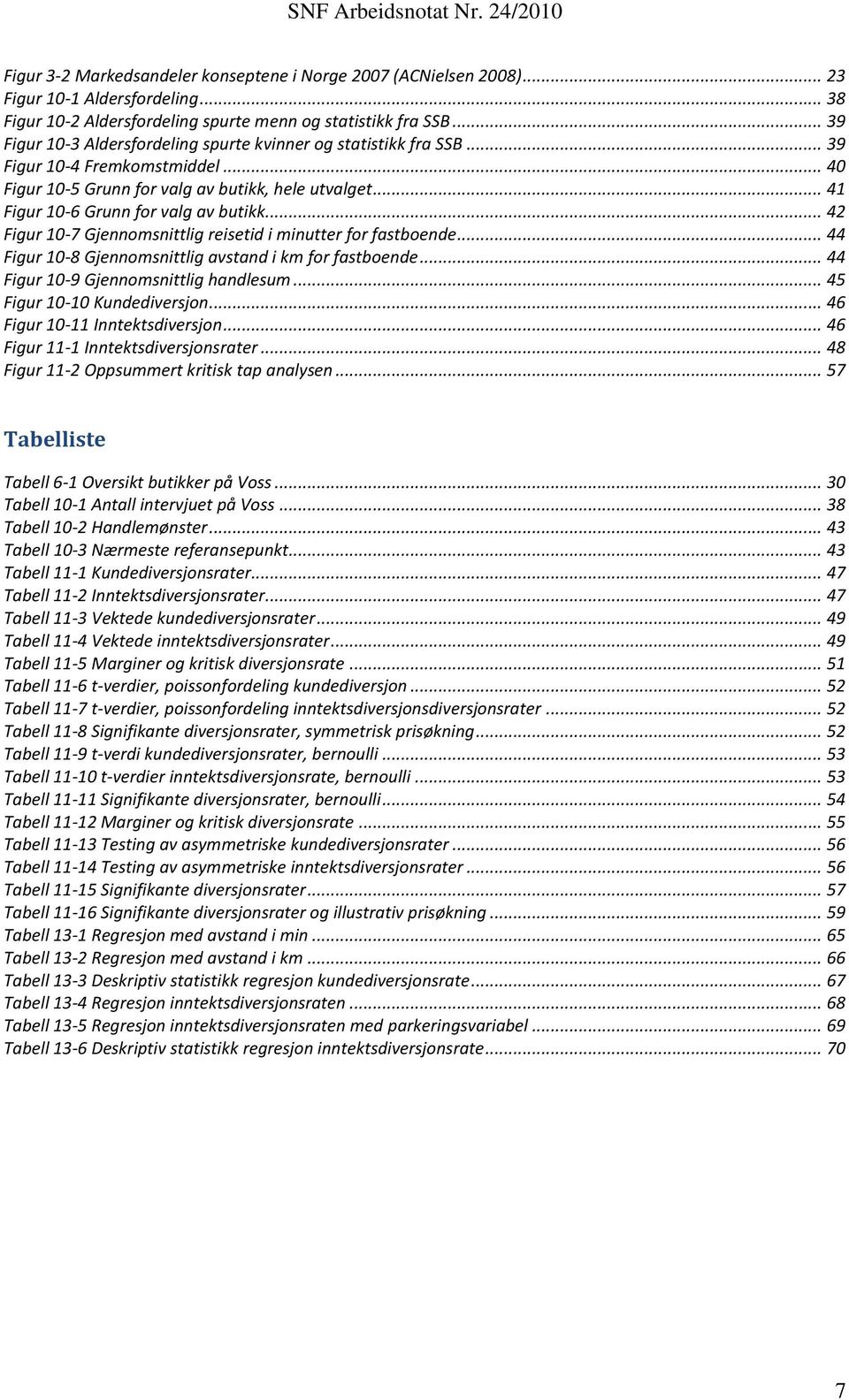 .. 42 Figur 10-7 Gjennomsnittlig reisetid i minutter for fastboende... 44 Figur 10-8 Gjennomsnittlig avstand i km for fastboende... 44 Figur 10-9 Gjennomsnittlig handlesum.