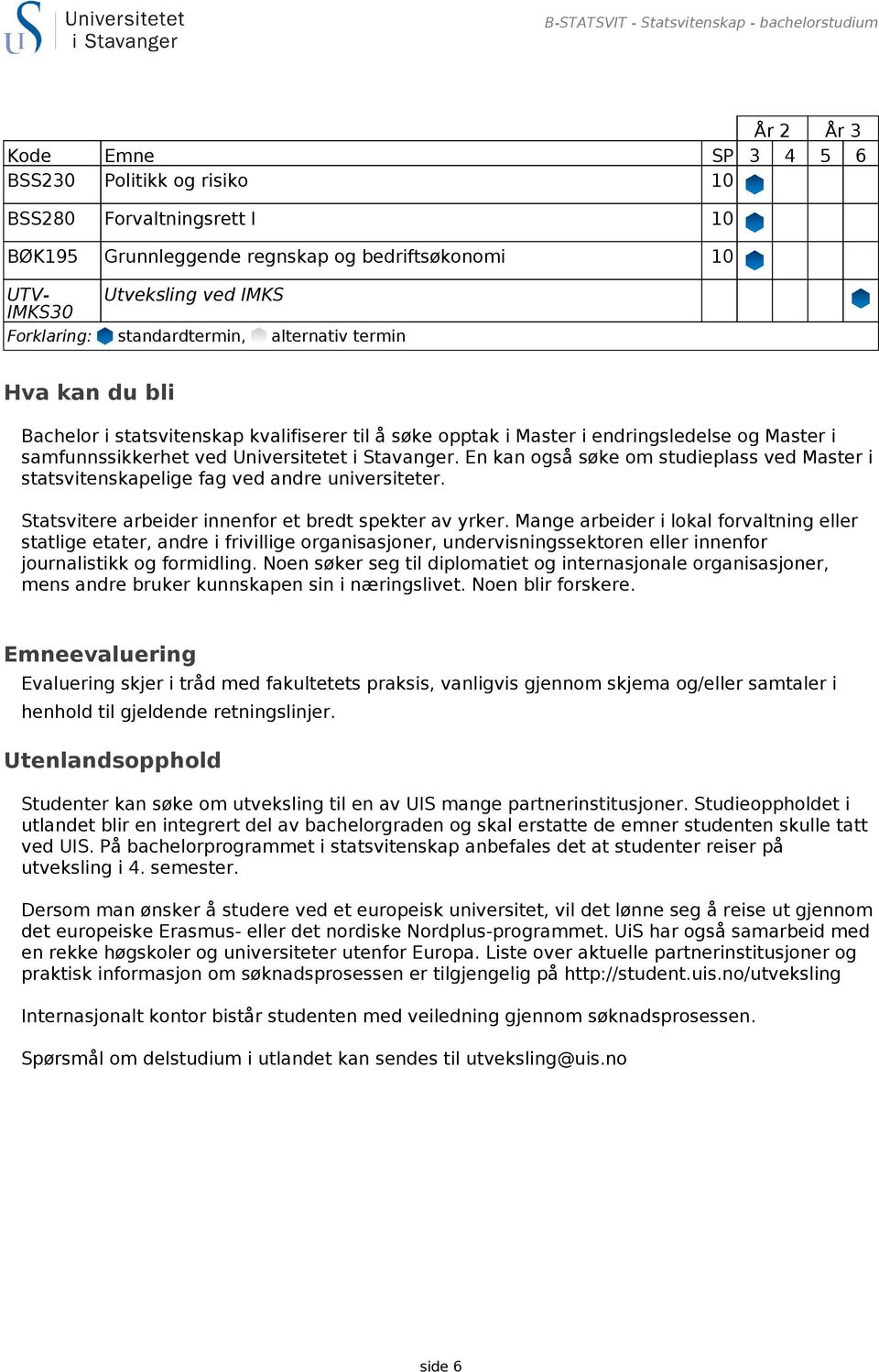 Statsvitere arbeider innenfor et bredt spekter av yrker.