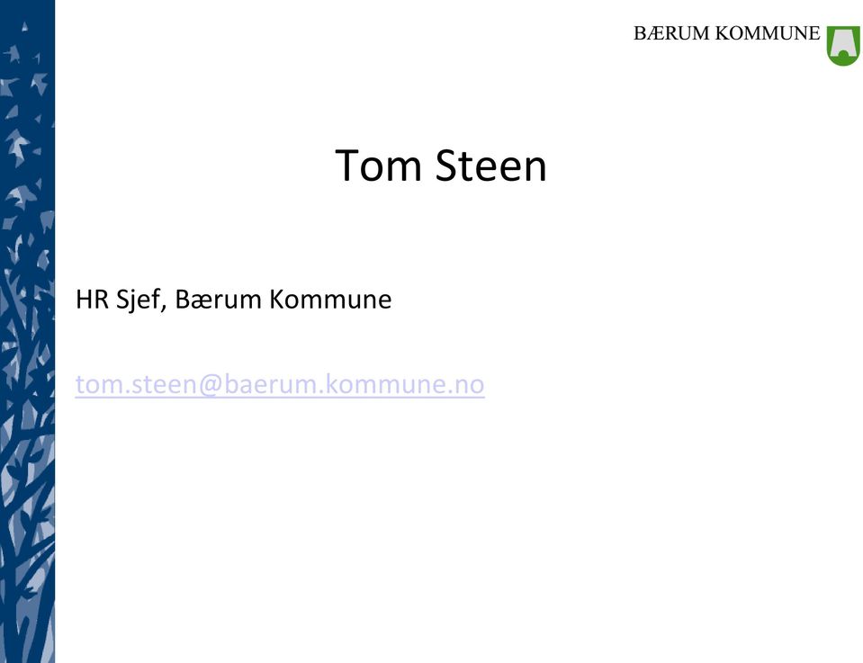 Kommune tom.