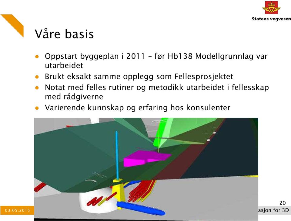 Notat med felles rutiner og metodikk utarbeidet i fellesskap