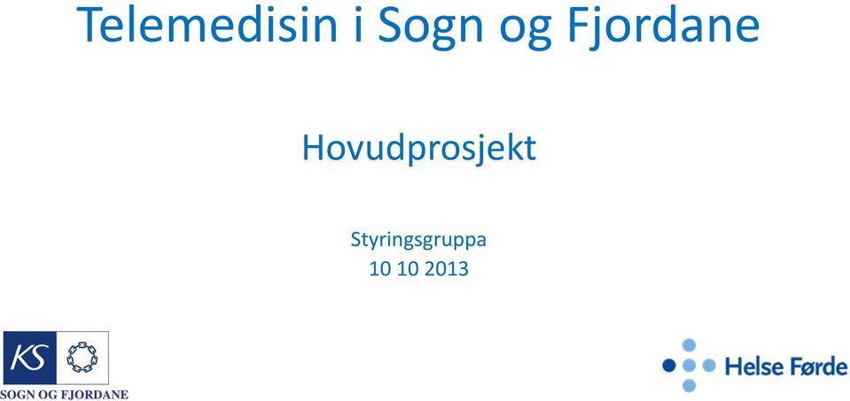 Hovudprosjekt