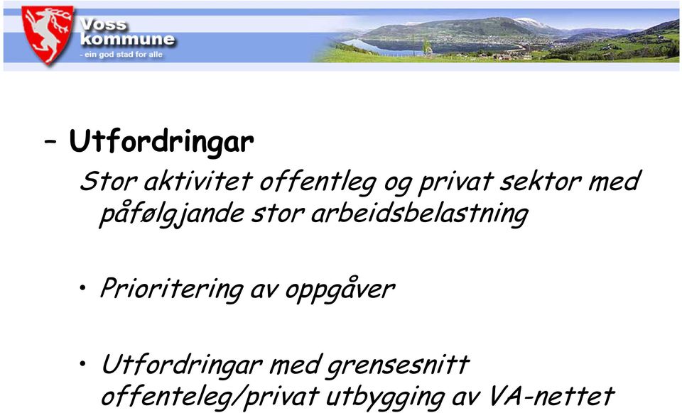 arbeidsbelastning Prioritering av oppgåver