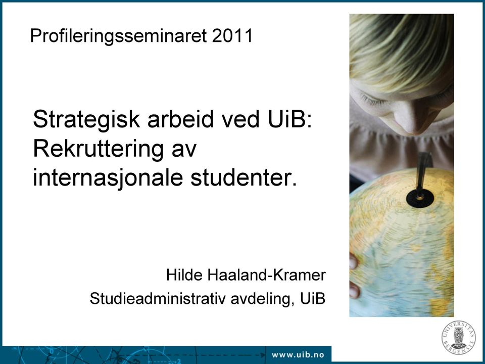 internasjonale studenter.