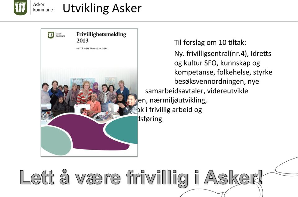 styrke besøksvennordningen, nye samarbeidsavtaler, videreutvikle