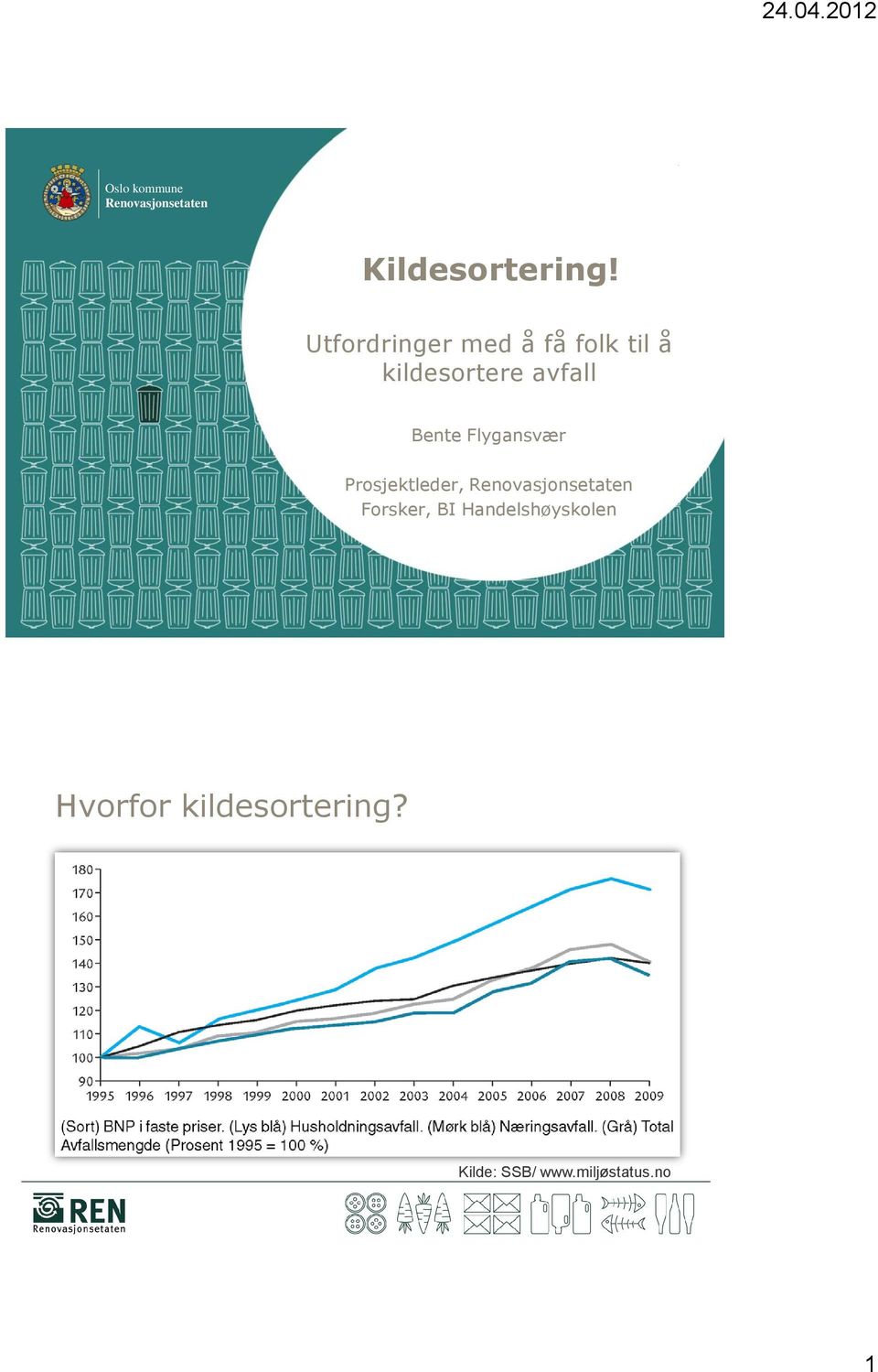 Flygansvær Prosjektleder, Renovasjonsetaten Forsker, BI