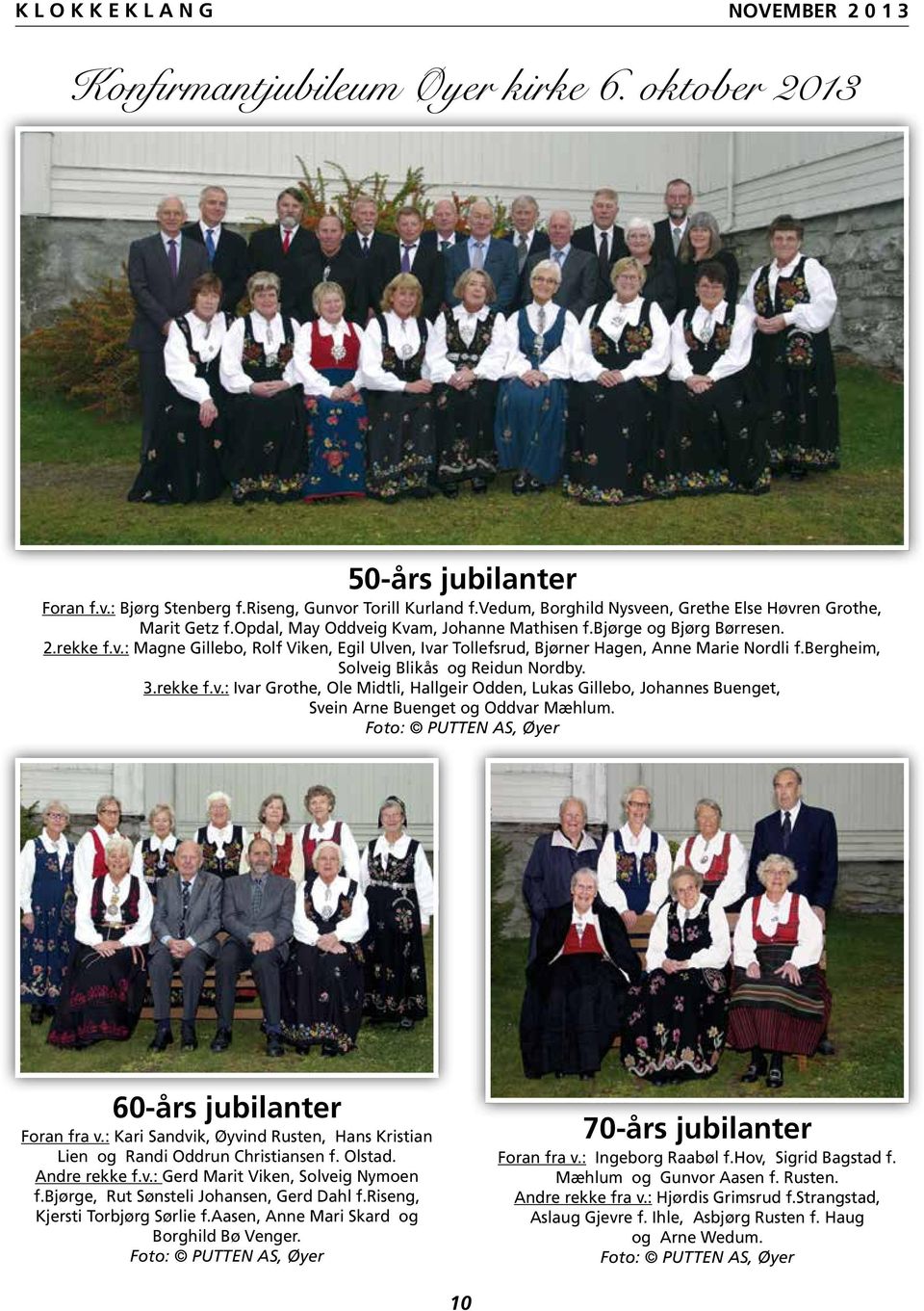 bergheim, Solveig Blikås og Reidun Nordby. 3.rekke f.v.: Ivar Grothe, Ole Midtli, Hallgeir Odden, Lukas Gillebo, Johannes Buenget, Svein Arne Buenget og Oddvar Mæhlum.