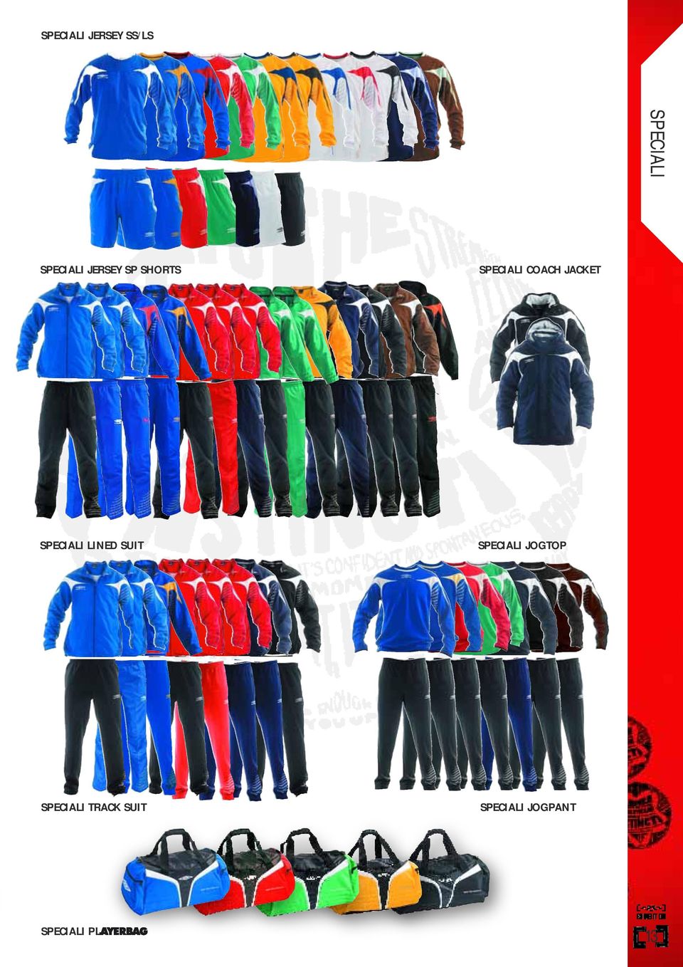 SPECIALI LINED SUIT SPECIALI JOGTOP