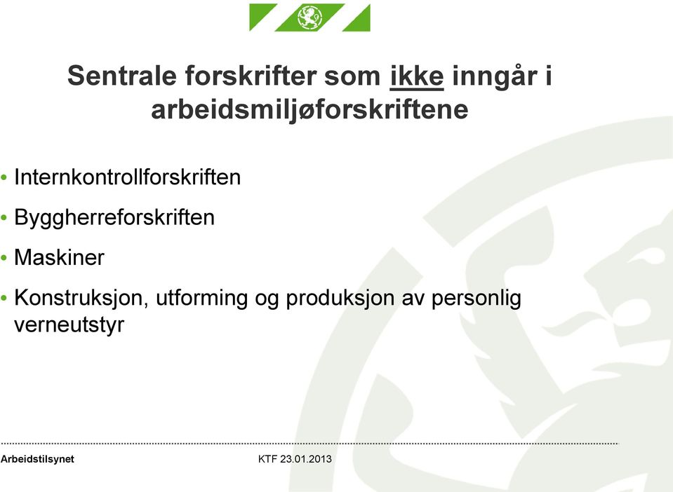 Internkontrollforskriften