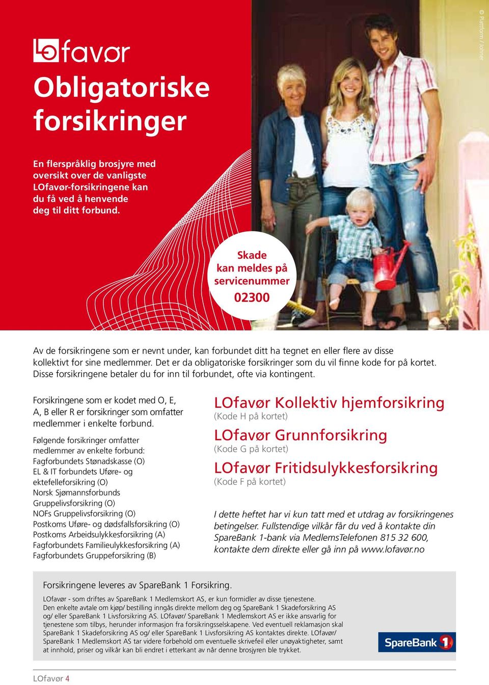 Det er da obligatoriske forsikringer som du vil finne kode for på kortet. Disse forsikringene betaler du for inn til forbundet, ofte via kontingent.