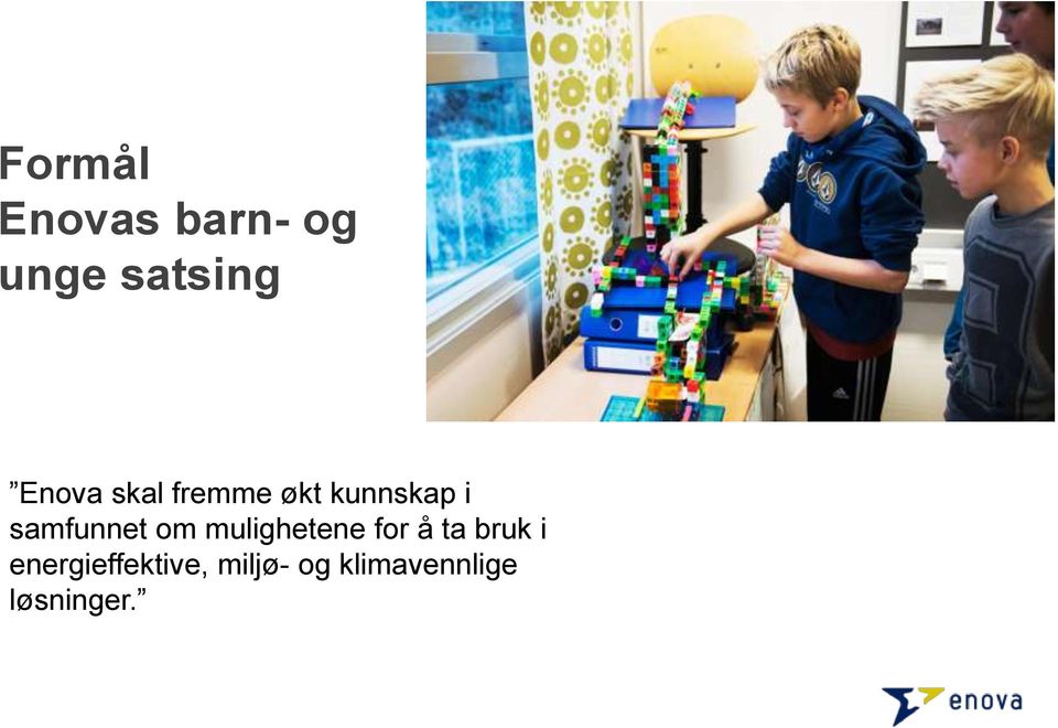 samfunnet om mulighetene for å ta bruk i