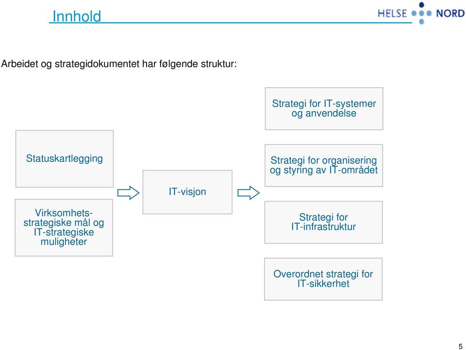 styring av IT-området IT-visjon Virksomhetsstrategiske mål og