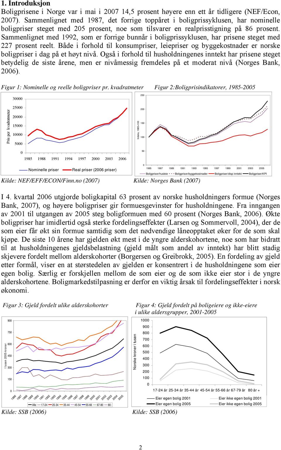 Sammenligne med 992, som er forrige bunnår i boligprissyklusen, har prisene sege med 227 prosen reel.