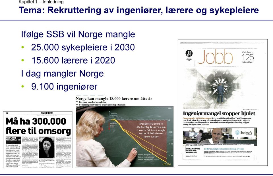 vil Norge mangle 25.000 sykepleiere i 2030 15.