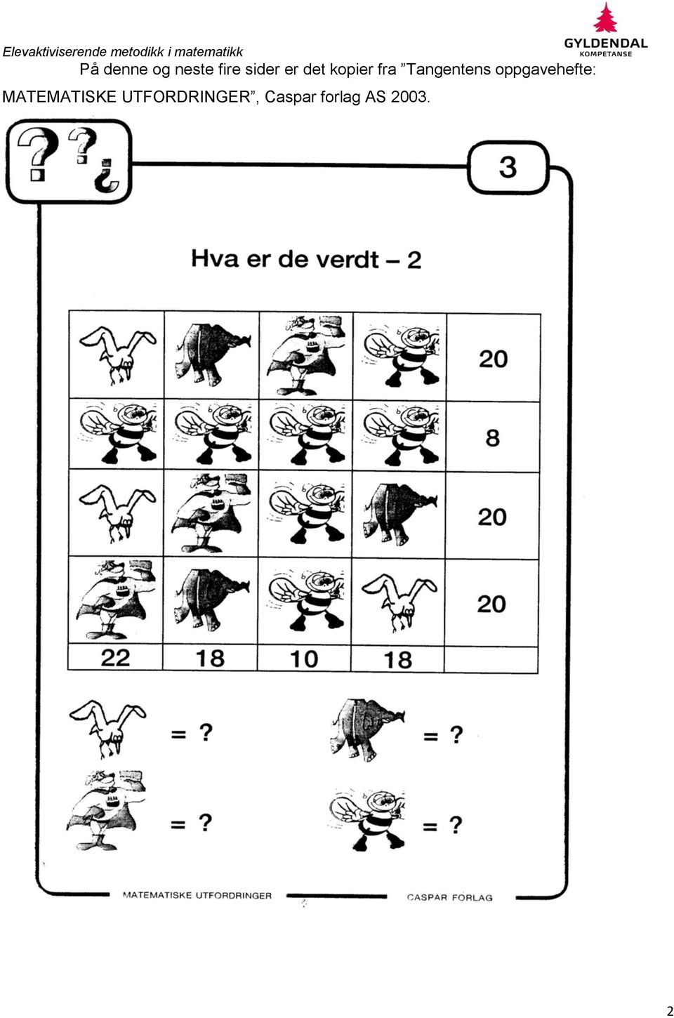 oppgavehefte: MATEMATISKE