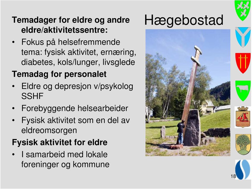 depresjon v/psykolog SSHF Forebyggende helsearbeider Fysisk aktivitet som en del av