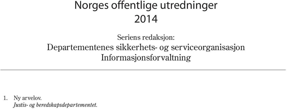 serviceorganisasjon Informasjonsforvaltning