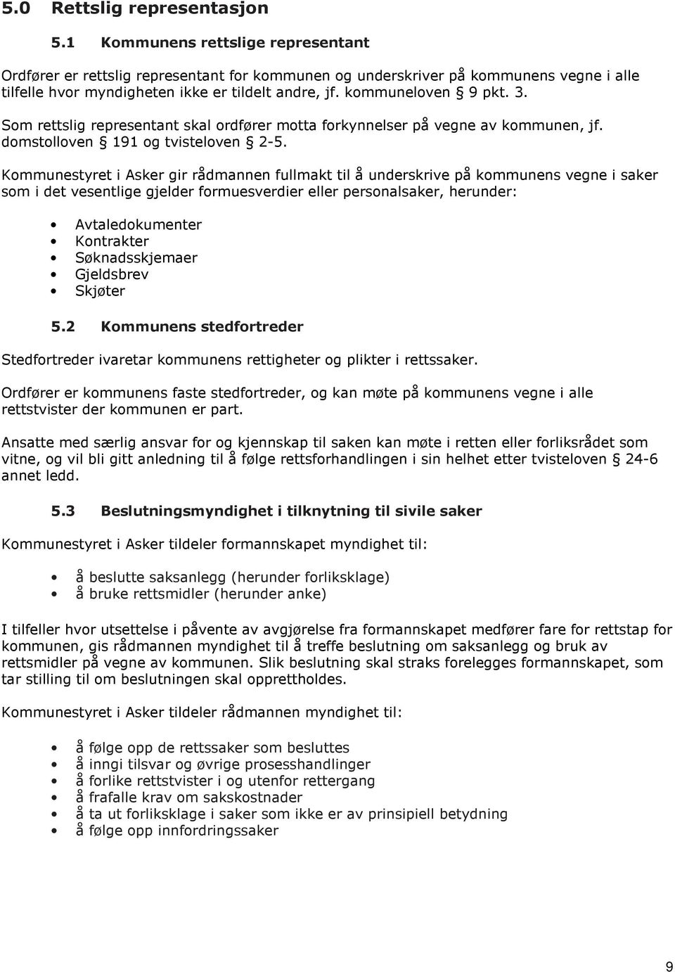 Asker kommune - delegeringsreglement - PDF Gratis nedlasting