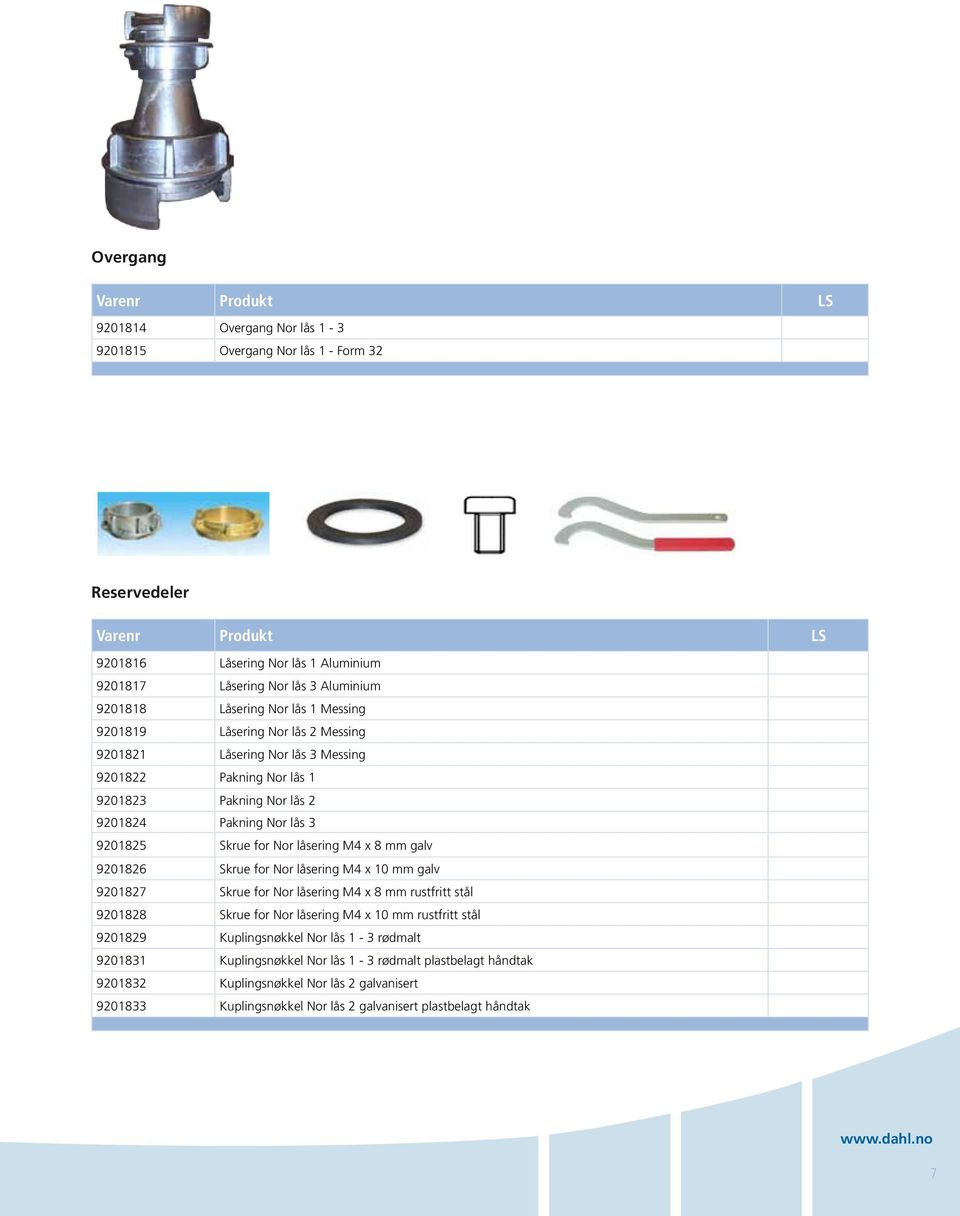for Nor låsering M4 x 8 mm galv 9201826 Skrue for Nor låsering M4 x 10 mm galv 9201827 Skrue for Nor låsering M4 x 8 mm rustfritt stål 9201828 Skrue for Nor låsering M4 x 10 mm rustfritt stål 9201829