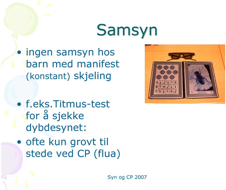 titmus-test for å sjekke