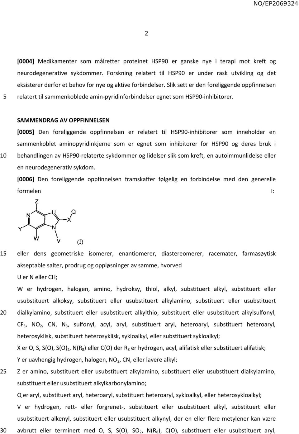 Slik sett er den foreliggende oppfinnelsen relatert til sammenkoblede amin-pyridinforbindelser egnet som HSP90-inhibitorer.