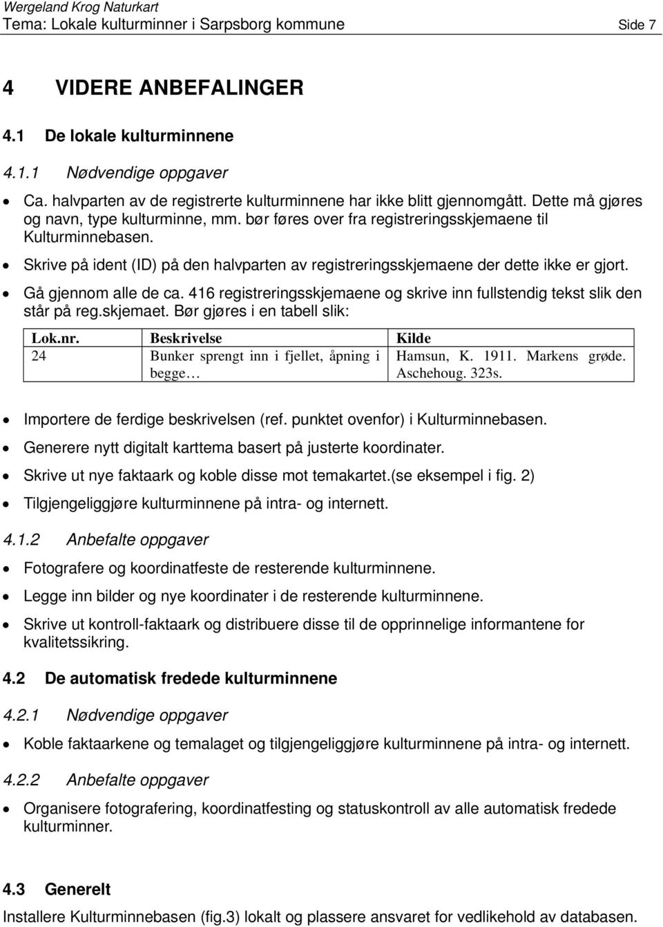 Skrive på ident (ID) på den halvparten av registreringsskjemaene der dette ikke er gjort. Gå gjennom alle de ca. 416 registreringsskjemaene og skrive inn fullstendig tekst slik den står på reg.