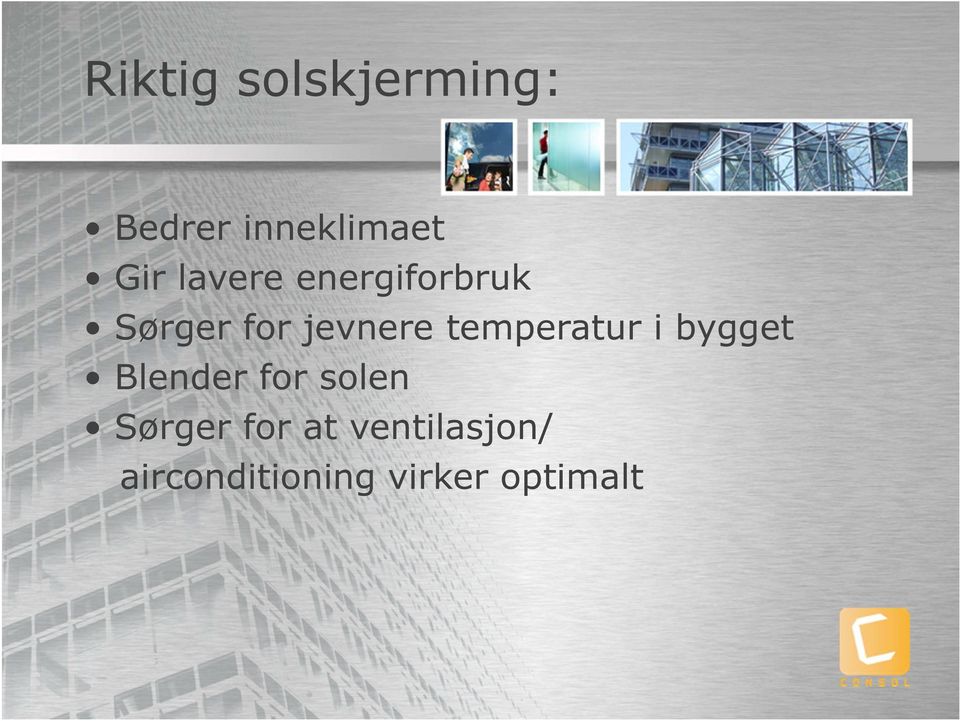 temperatur i bygget Blender for solen Sørger