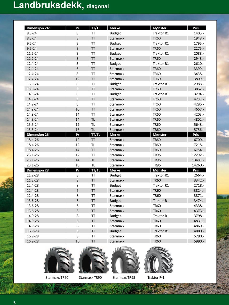 -2 8 TT Starmaxx TR60 338,- 12.-2 12 TT Starmaxx TR60 3809,- 13.6-2 8 TT Budget Traktor R1 2988,- 13.6-2 8 TT Starmaxx TR60 3862,- 1.9-2 8 TT Budget Traktor R1 329,- 1.9-2 6 TT Starmaxx TR60 231,- 1.