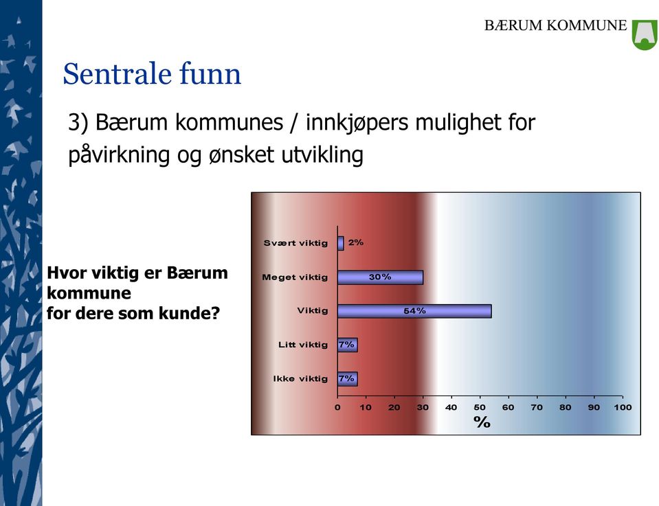 Bærum kommune for dere som kunde?