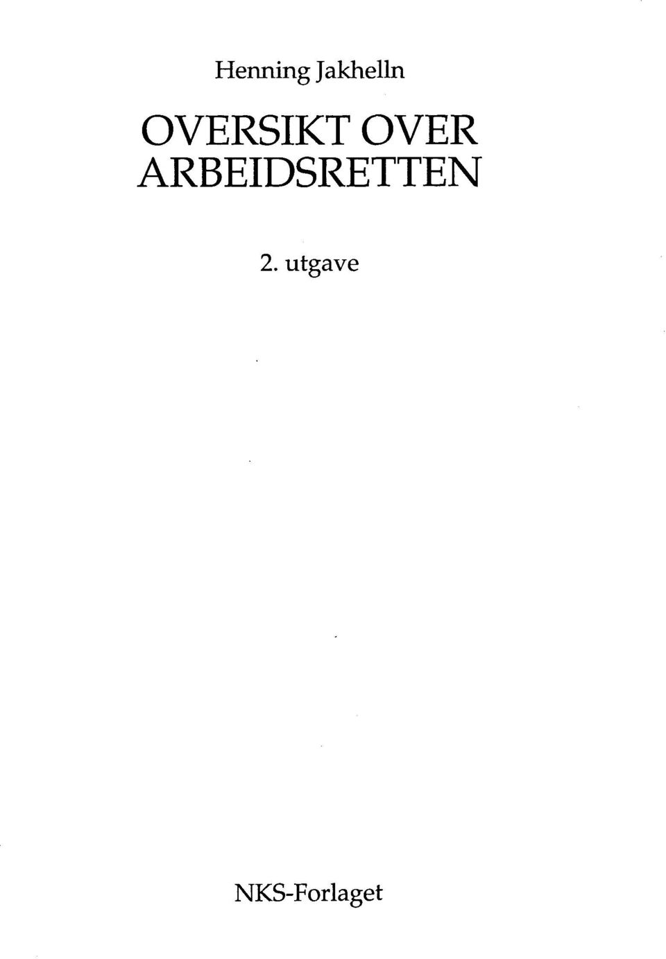 ARBEIDSRETTEN 2.