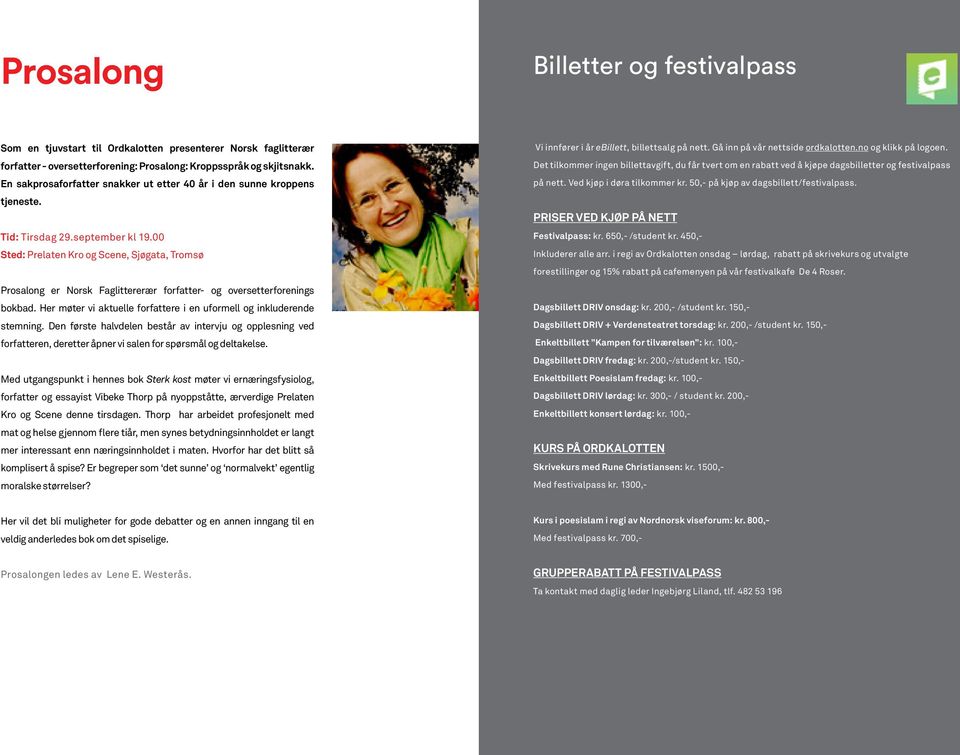 KROPP TROMSØ INTERNASJONALE LITTERATURFESTIVAL 29. SEPTEMBER 4. OKTOBER -  PDF Free Download