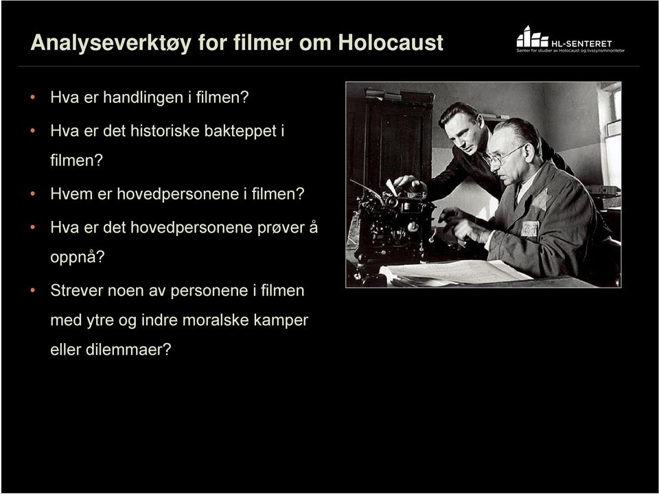 Hvem er hovedpersonene i filmen?