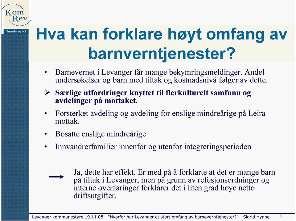 Forsterket avdeling og avdeling for enslige mindreårige på Leira mottak.