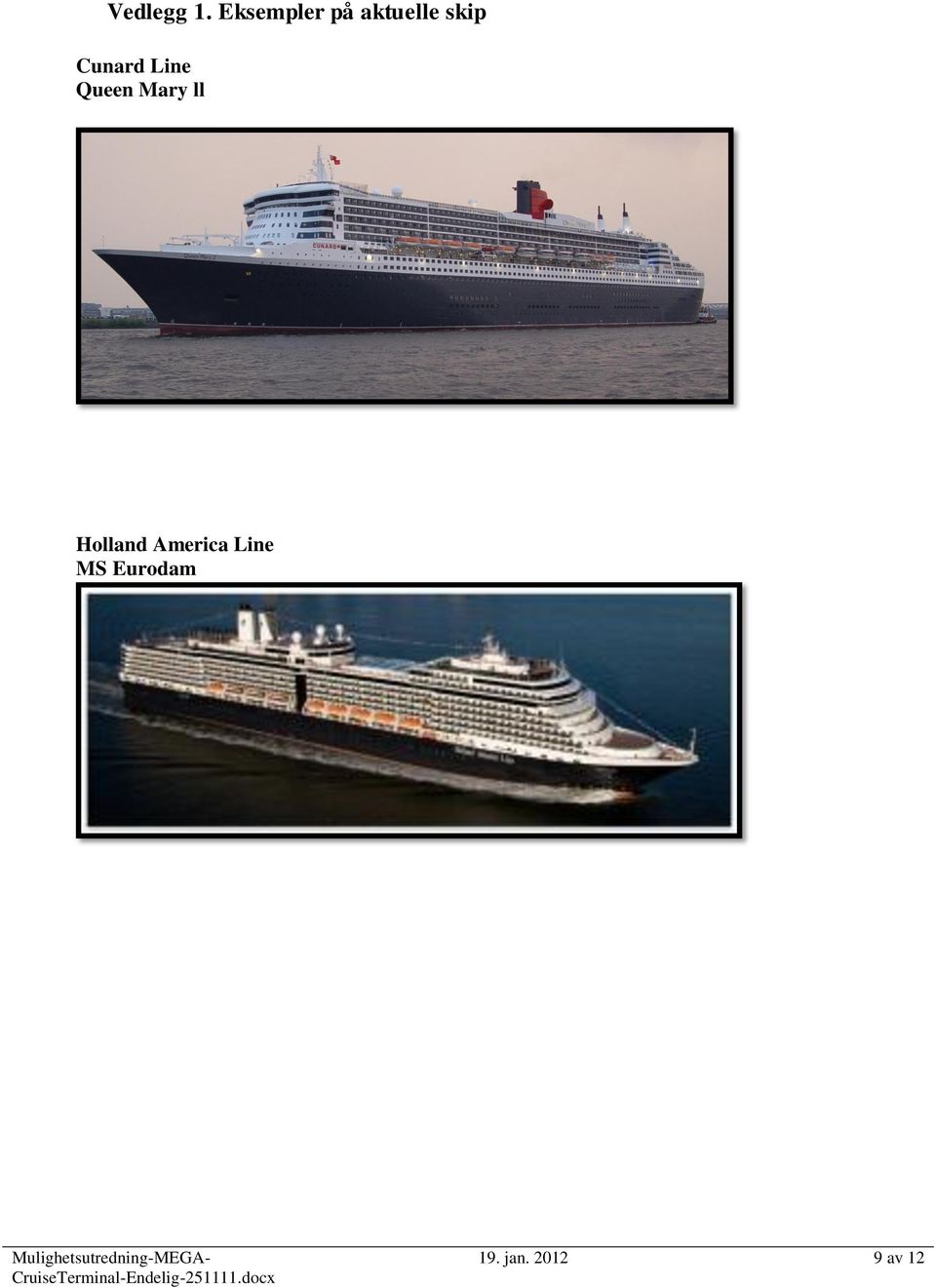 Cunard Line Queen Mary ll