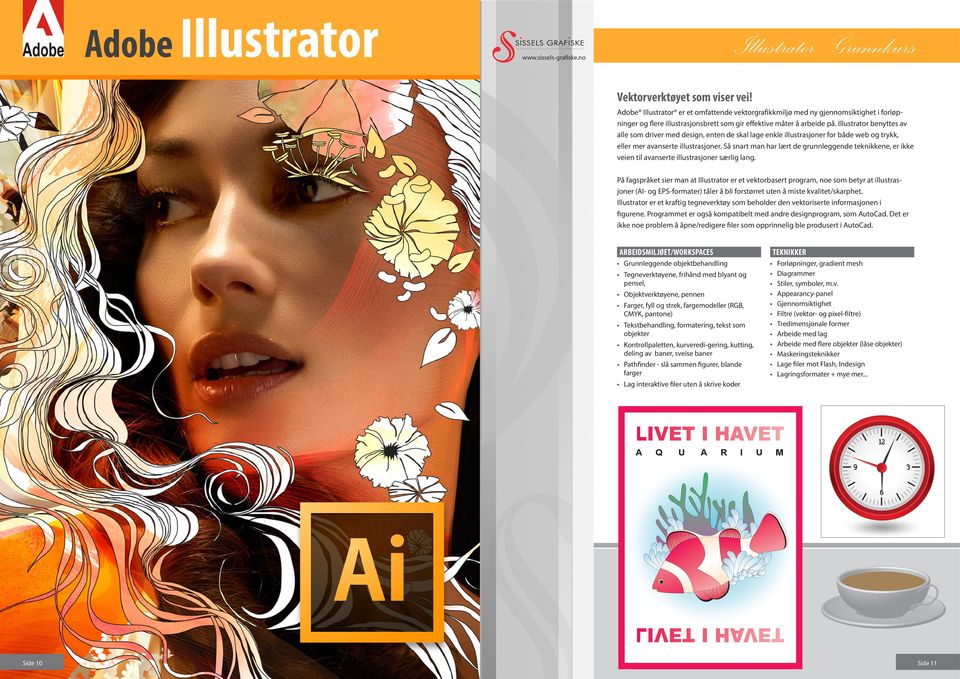 Illustrator benyttes av alle som driver med design, enten de skal lage enkle illustrasjoner for både web og trykk, eller mer avanserte illustrasjoner.