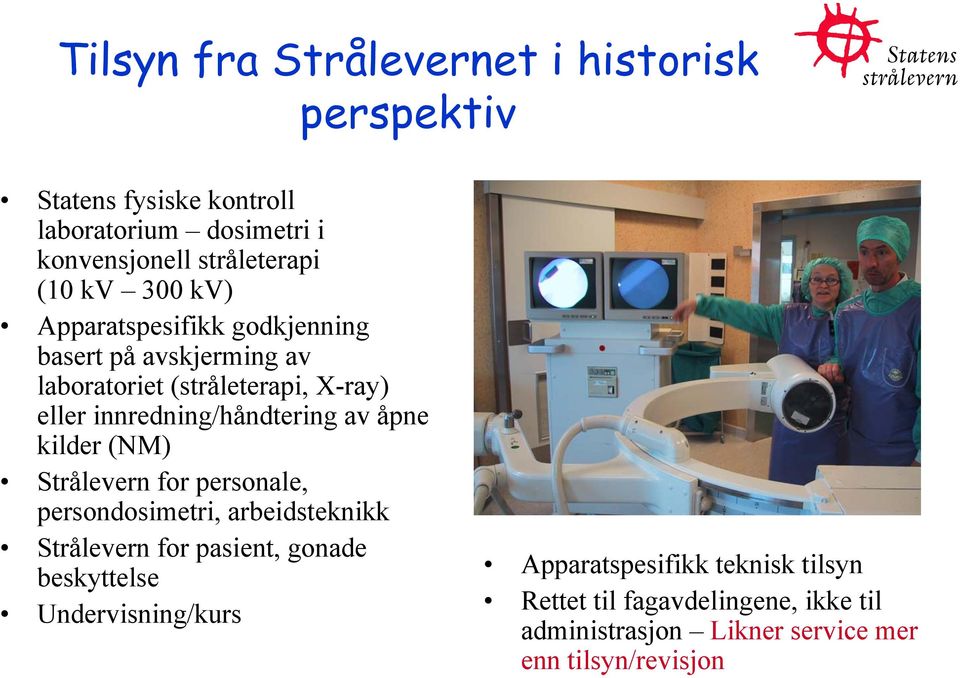 av åpne kilder (NM) Strålevern for personale, persondosimetri, arbeidsteknikk Strålevern for pasient, gonade beskyttelse