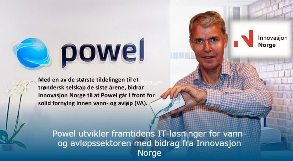 Innovasjon Norge til at Powel går i front
