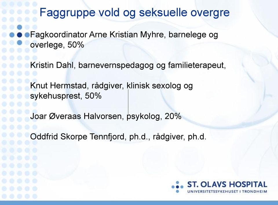 familieterapeut, Knut Hermstad, rådgiver, klinisk sexolog og sykehusprest,