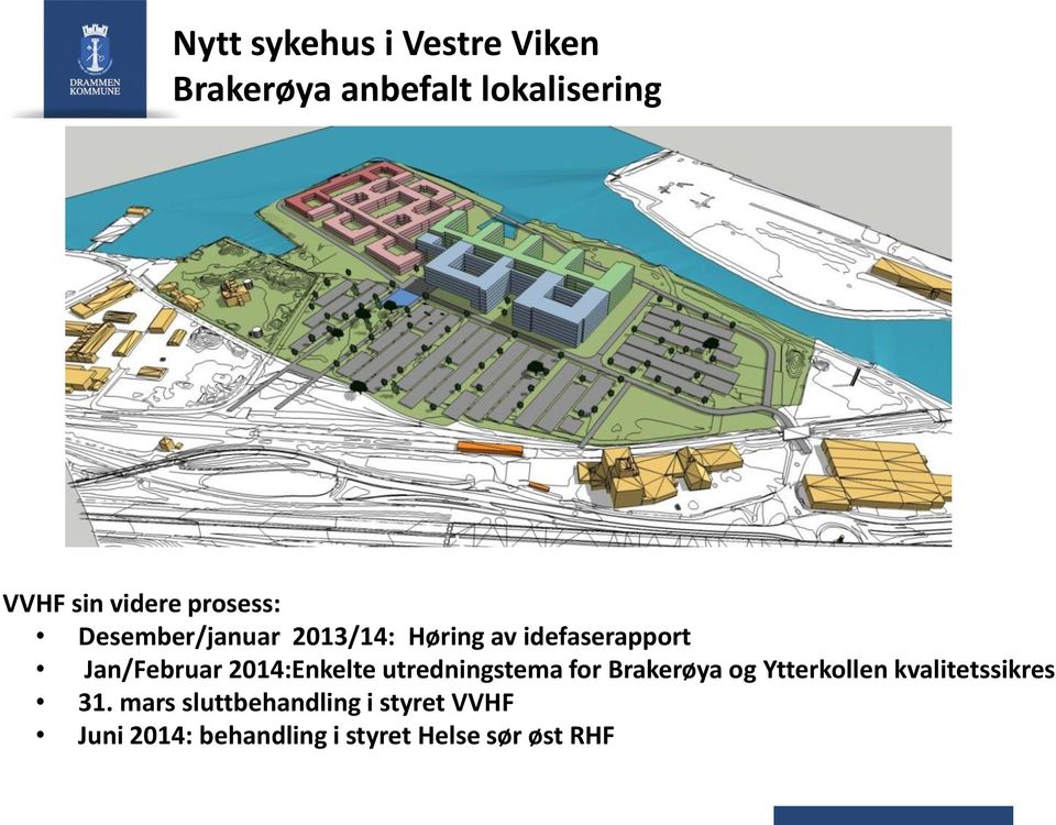 2014:Enkelte utredningstema for Brakerøya og Ytterkollen kvalitetssikres 31.