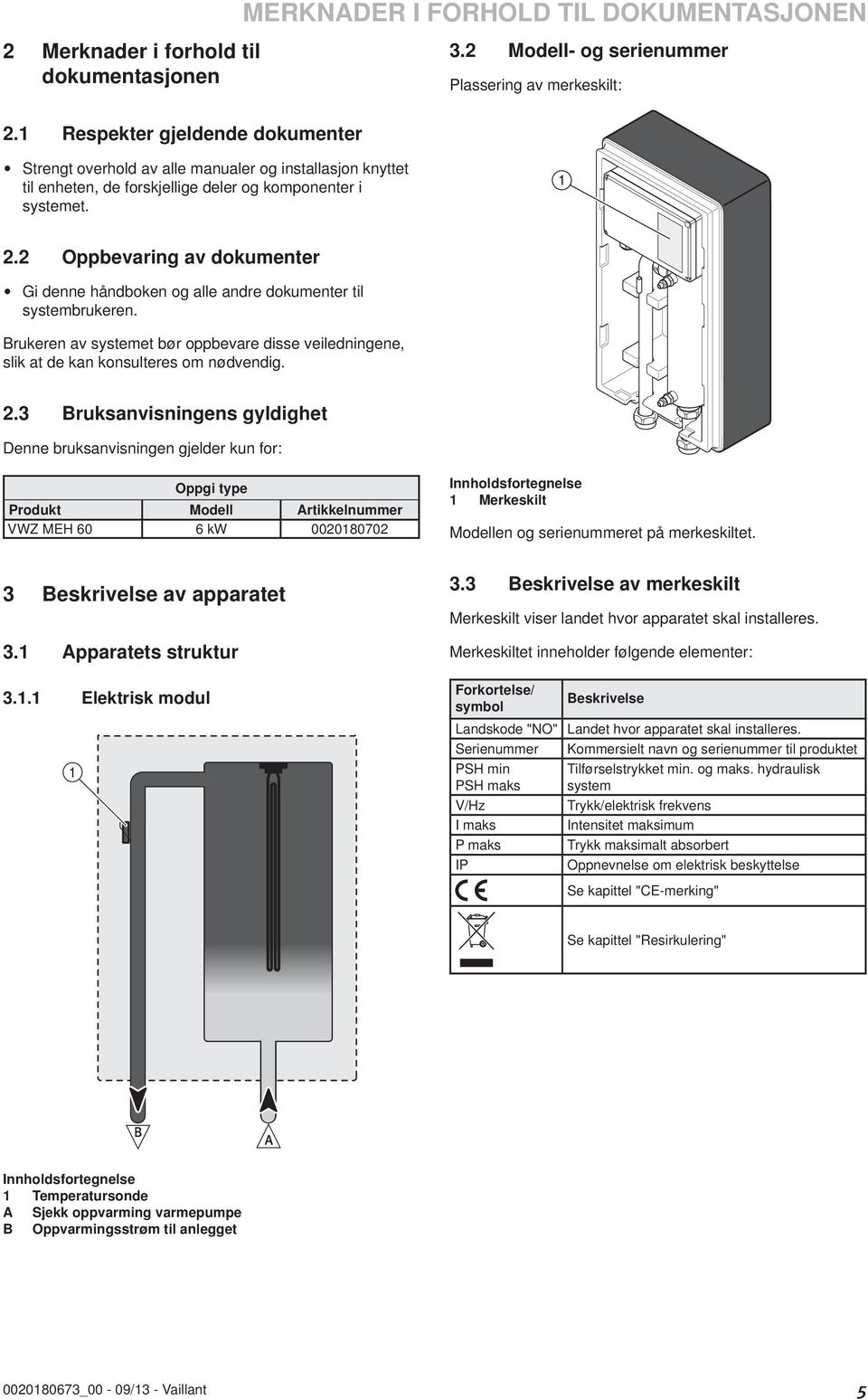 . Oppbevaring av dokumenter Gi denne håndboken og alle andre dokumenter til systembrukeren. Brukeren av systemet bør oppbevare disse veiledningene, slik at de kan konsulteres om nødvendig.