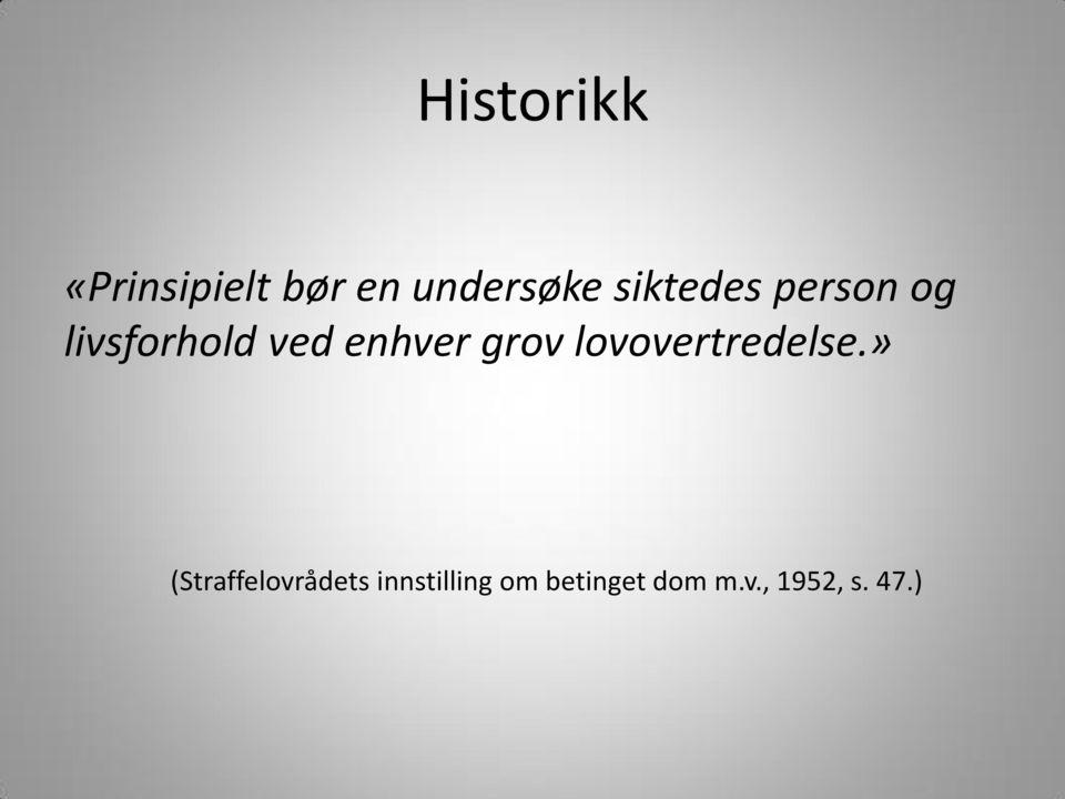 grov lovovertredelse.