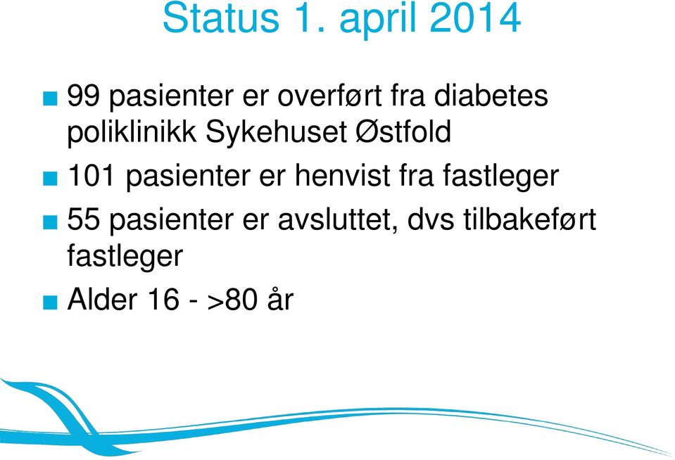 poliklinikk Sykehuset Østfold 101 pasienter er