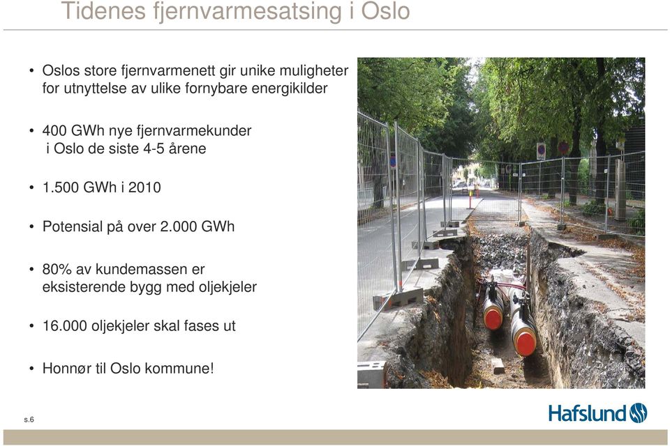 siste 4-5 årene 1.500 GWh i 2010 Potensial på over 2.