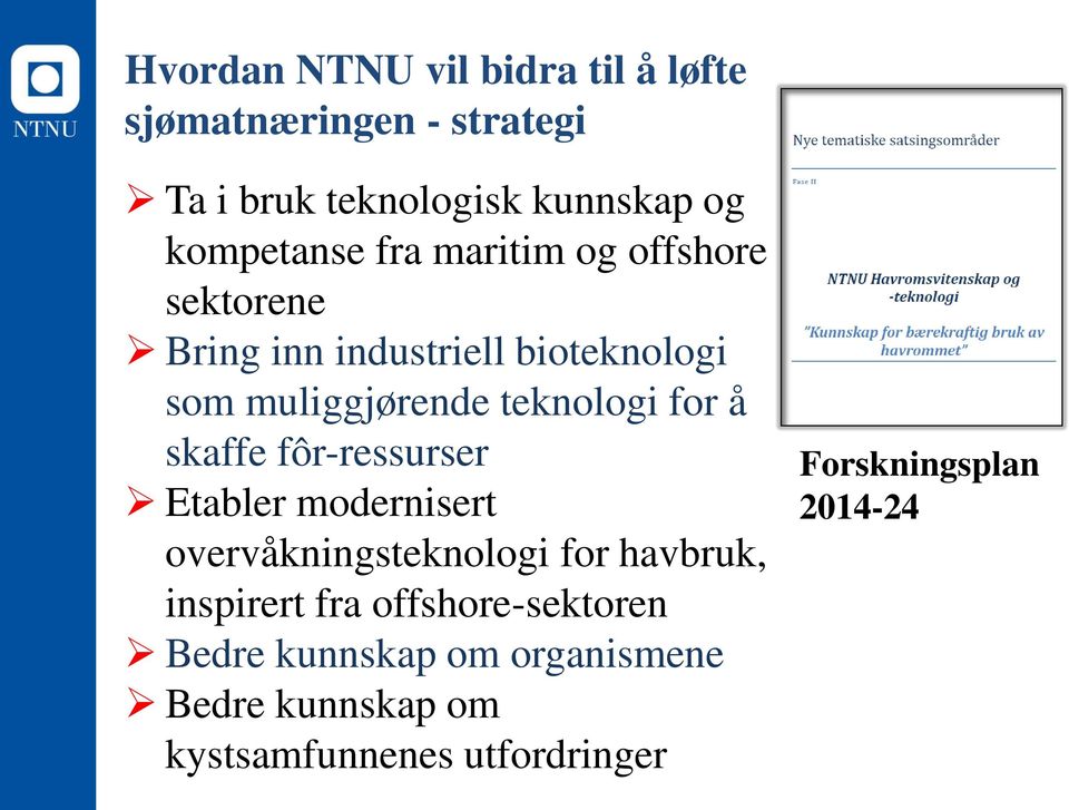 teknologi for å skaffe fôr-ressurser Etabler modernisert overvåkningsteknologi for havbruk, inspirert