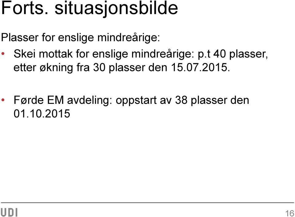 Skei mottak for enslige mindreårige: p.