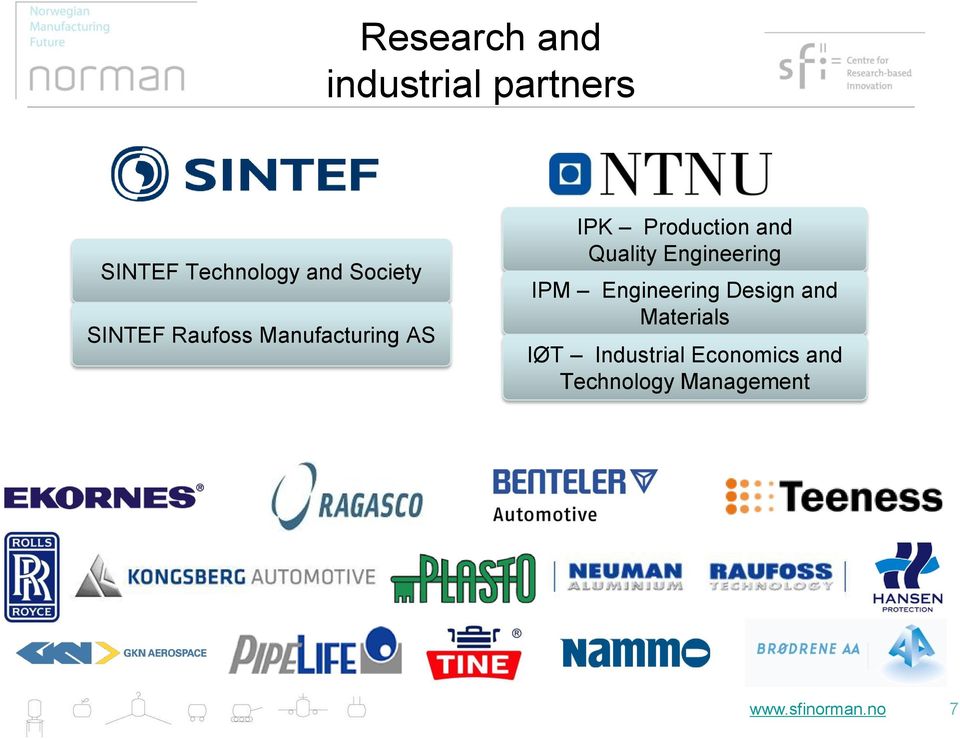 Quality Engineering IPM Engineering Design and Materials