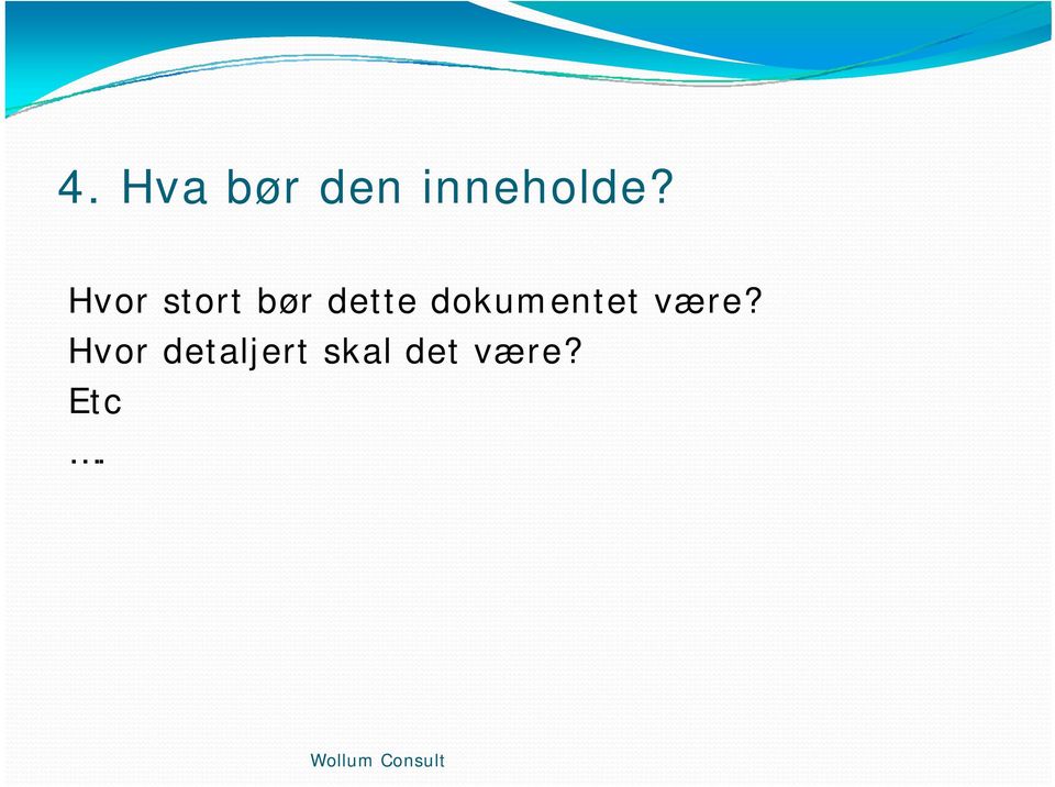 dokumentet være?