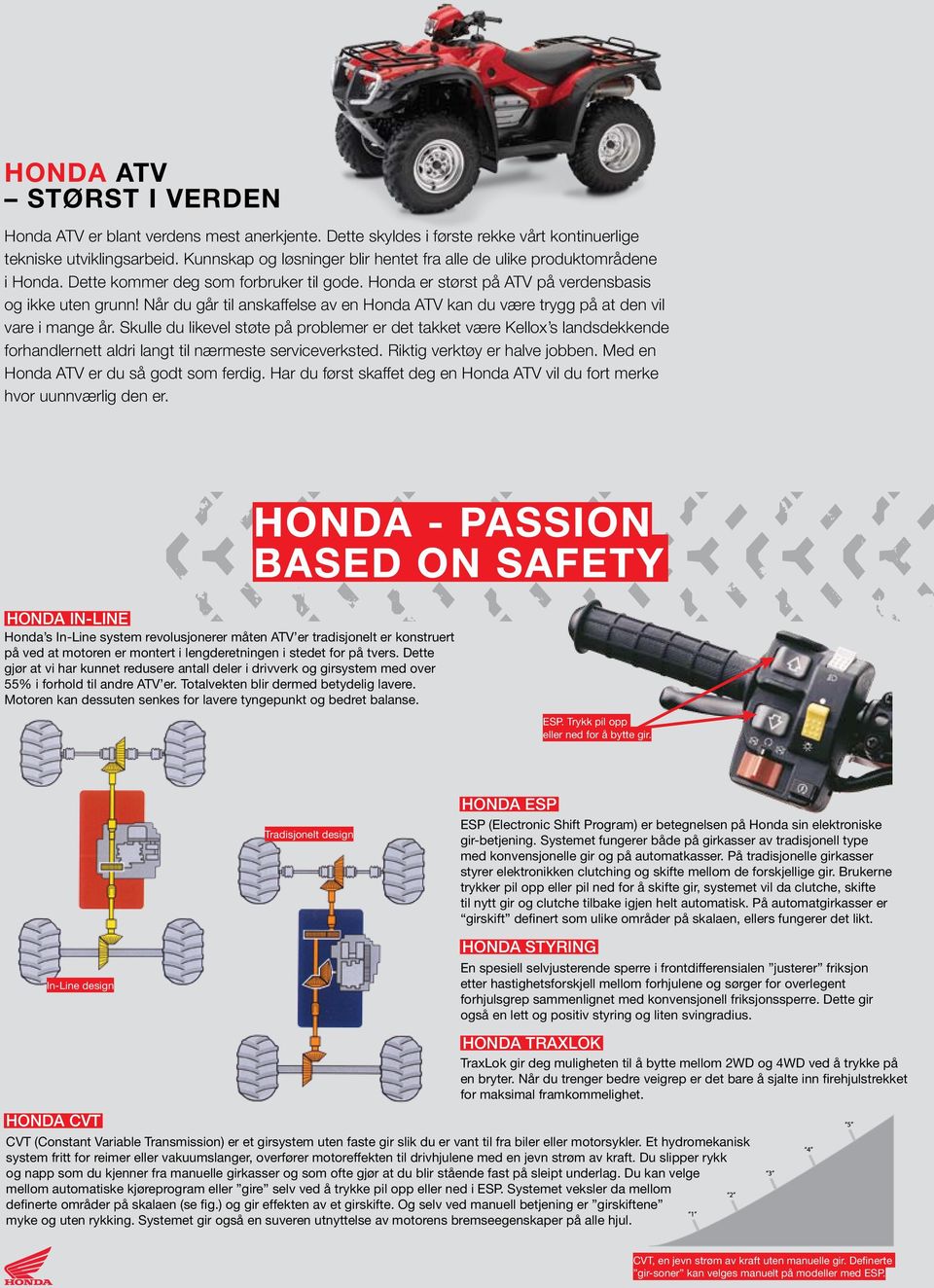 Når du går til anskaffelse av en Honda ATV kan du være trygg på at den vil vare i mange år.