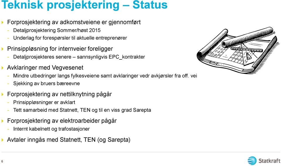 fylkesveiene samt avklaringer vedr avkjørsler fra off.